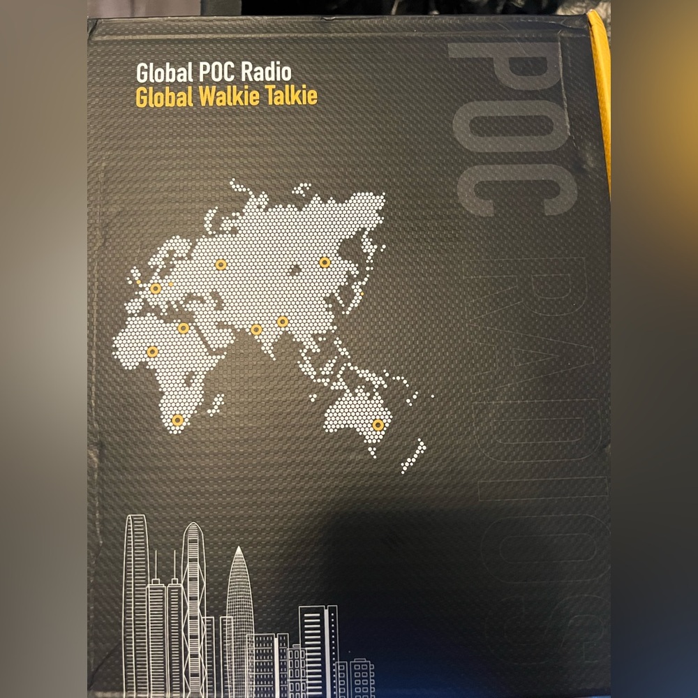 Black Global Walkie Talkie